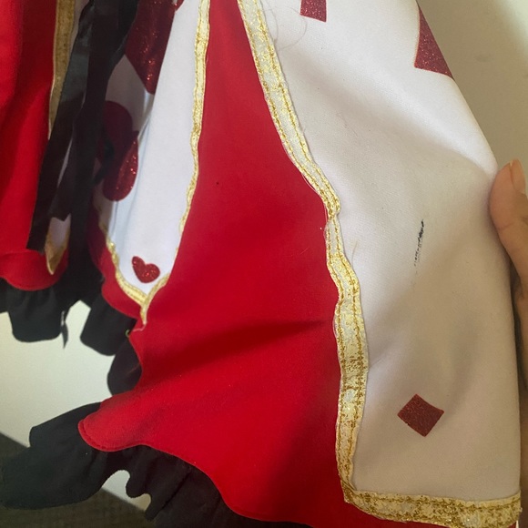 Queen of Hearts Women’s Halloween Costume Dress - Picture 5 of 8